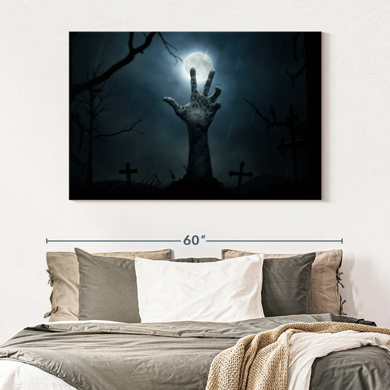 Graveyard Zombie Hand, 34" H x 51" W