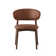 Oleandro Upholstered Chair with Metal Base