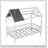Wood House Bed With Fence-1464594758-1464594757
