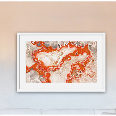 « red silice », reproduction d’art encadrée