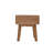 Ezechias 1-Drawer Acacia Nightstand