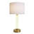 Dimamble Desk Lamp With USB Charging,Marble Pole