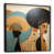 Black Floater Framed