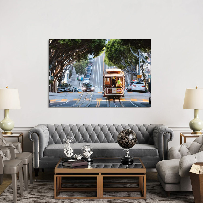 San Francisco Tram I by Matteo Colombo - Wrapped Canvas Gallery-Wrapped Canvas Giclée, 152.5 cm H x 101.5 cm W