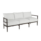 Santa Barbara 86.63" Wide Outdoor Patio Sofa with Cushions