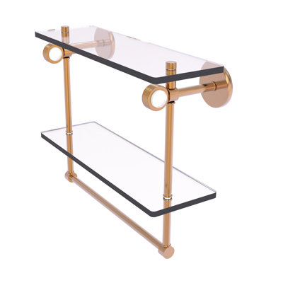 Tablette murale double verre Margolis