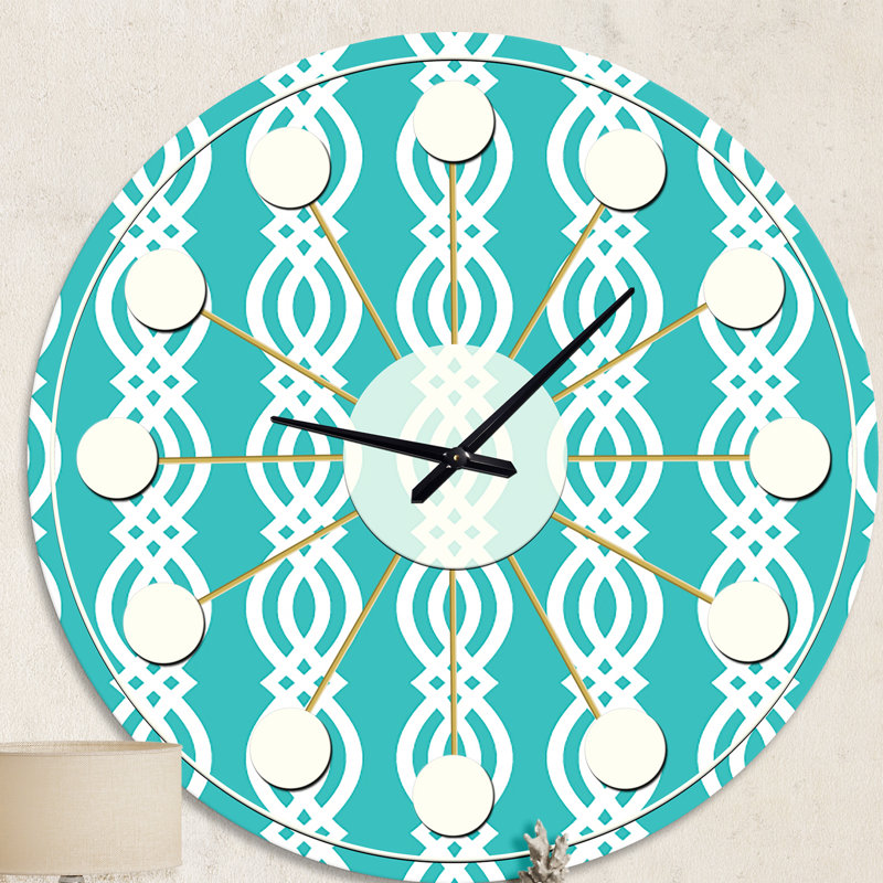 Horloge murale rétro Mid-Century, Moyenne
