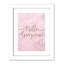 Westminster 'Hello Gorgeous' Framed Graphic Art Print
