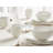 COWSLIP 16 Piece Handmade Porcelain China Dinnerware Set - Service for 4