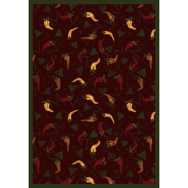Whimsy Jalepeno Fiesta Area Rug