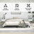 vidaXL Bed, Faux Leather Upholstered Platform Bed, No Mattress-589171531-589171549