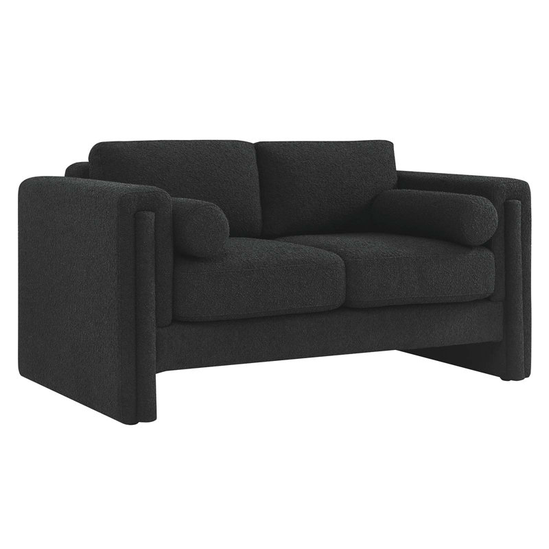 Modway Visible Sofas, Black Boucle