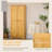Pinewood Kitchen Pantry Storage Cabinet