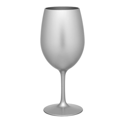Metallic Plastic Wine Glasses Set of 4