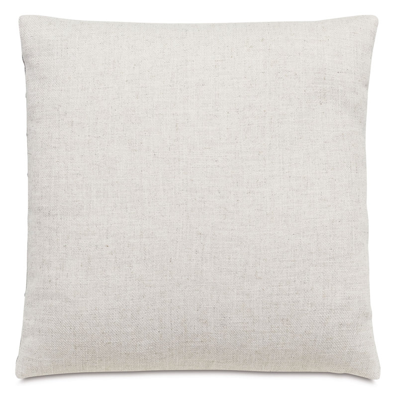 Coussin décoratif à pois Clearview, 22 po x 22 po, gris
