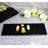 Pack Of 3 Kokuyo Black Minimalistic Rectangular Shaped Serving Platter 14.5"L