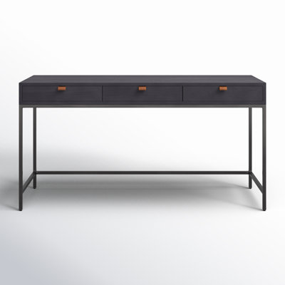 Loki Solid Wood Top Writing Desk