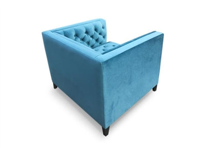 Fauteuil capitonné large de 36 po Jess