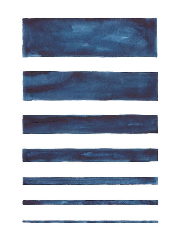 Horizons Painting by Barclay Butera, 60" H x 40" W, Image Brush Gel