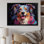 Chien, berger australien, Allure I sur toile