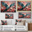 «Blue and Pink Parrot Paradise IV», art mural perroquet-289128205-289128251