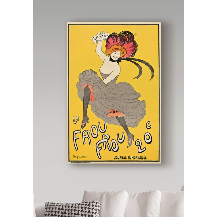 'Le Frou Frou, 1899' Vintage Advertisement on Wrapped Canvas