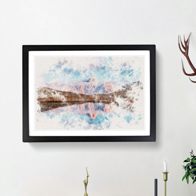 Lago Delle Baste Mountain in Italy - Picture Frame Painting Print