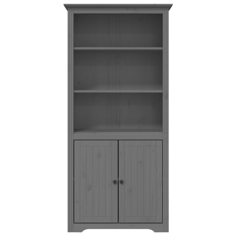 Bookcase BODO 80x40x173 cm Solid Wood Pine, Grey