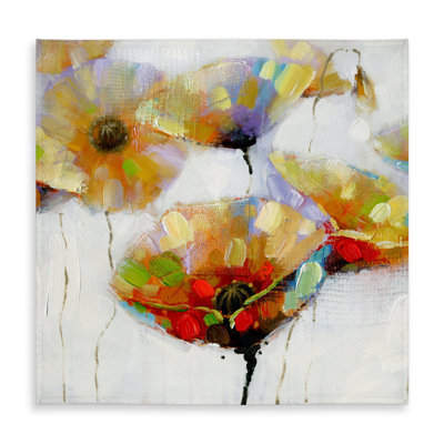 Color Spotted Flowers Tablecloth | Indoor Outdoor Home Decor