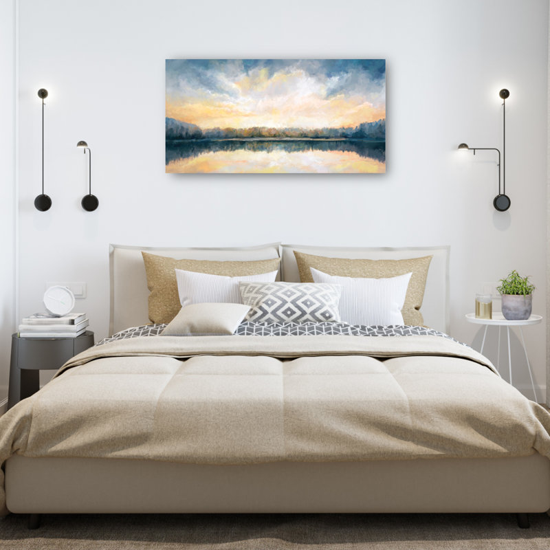 Skylights by Studio Arts Canvas Art Print, 13" H x 25" W x 1.5" D