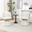 Dantzler Velvet Swivel Upholstered Dining Chair-1727595471