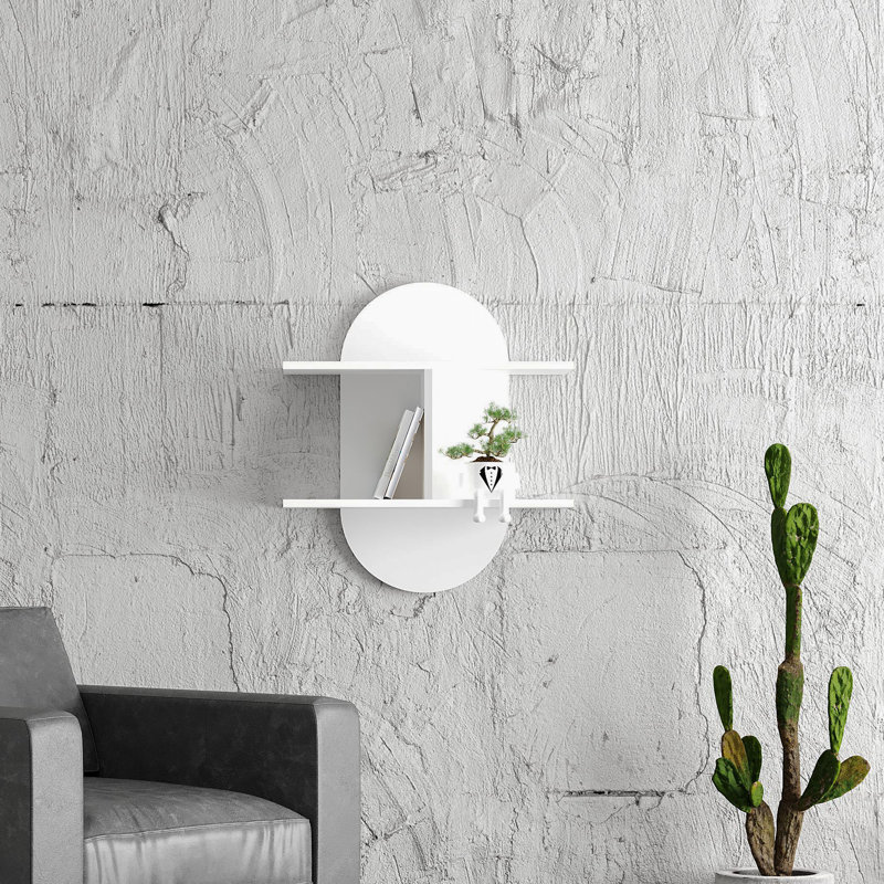 Karragullen 2 Piece Accent Shelf, White
