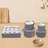 5 Pack Sturdy Plates and Dishes Storage Containers with Lids for Dinnerware-1091671177