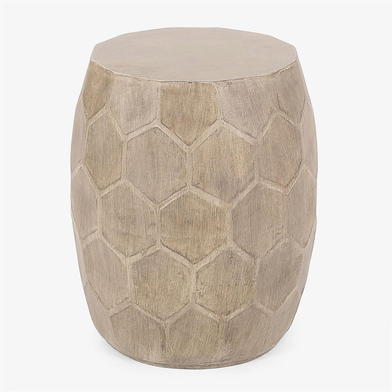 Table d'appoint d'extérieur en béton léger