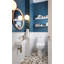 Liberty 370mm x 180mm White Ceramic Rectangular Wall Hung Basin Bathroom Sink