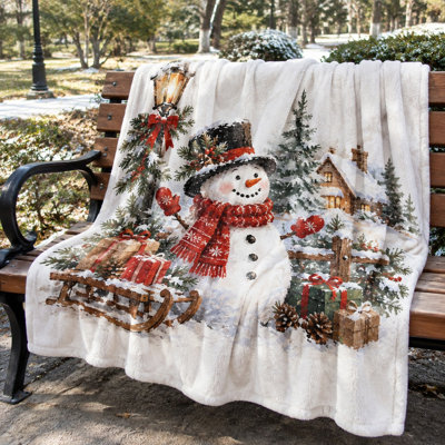 All‑Season Soft Fleece Throw Blanket, Cozy Lightweight Plush Bed Blanket for Sofa, Couch, Bedroom, Living Room Home Decoration