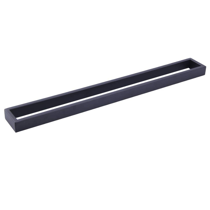 23.6 " Stainless Steel 1 - Bar Wall Towel Bar, Matte Black
