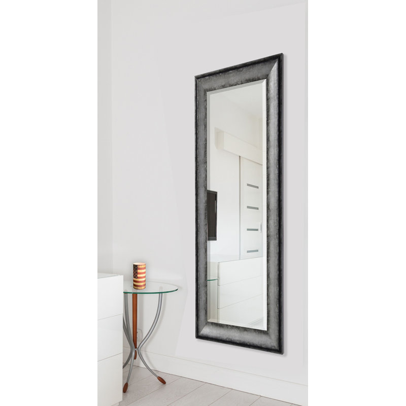 Miroir décoratif gris anthracite, H 64,5 po x l 26,5 po