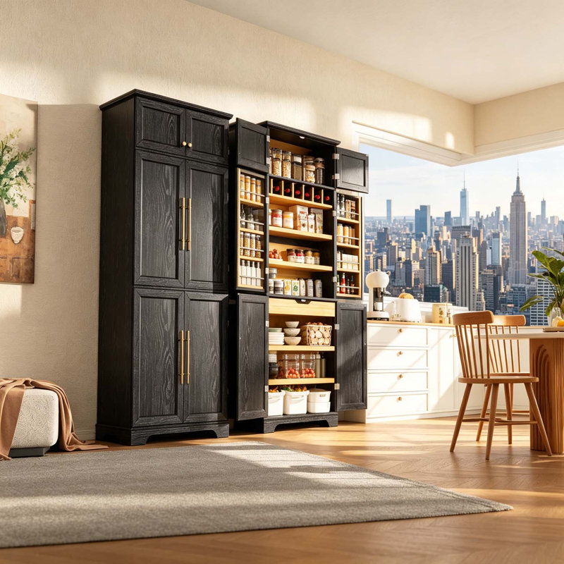 Kitchen Island, Black