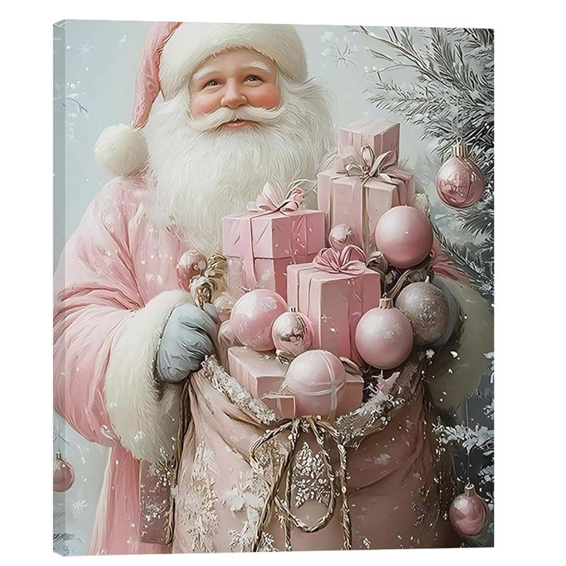 30*20, Santa Elegant Pictures Bedroom And Festive Party Wall Decorations.