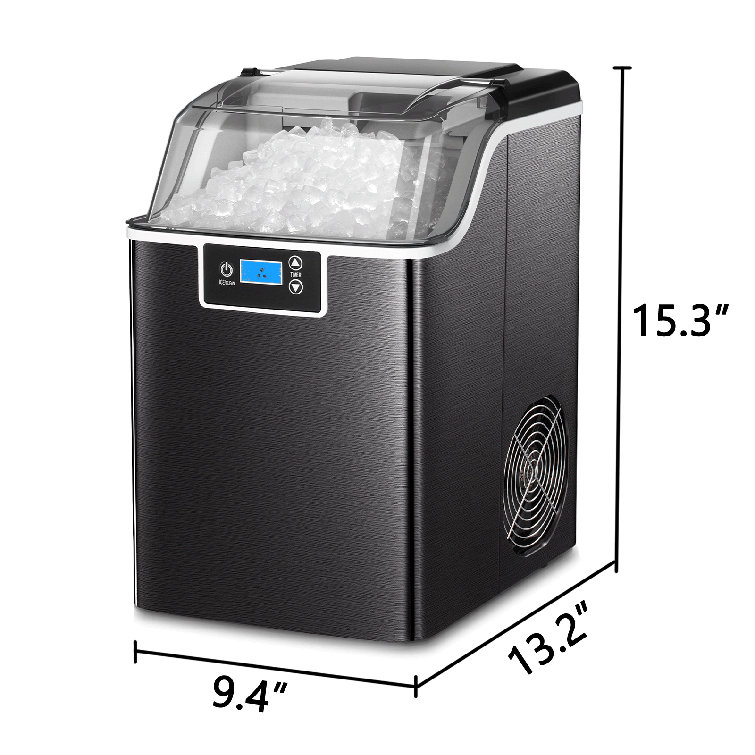 R.W.FLAME 44 Lb. lb. Daily Production Nugget Countertop Ice Maker with  Self-Cleaning Function & Reviews