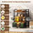 3-Tier Tea Bag Organizer with Drawer for Countertop