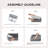 Bedsure Cozy XL Orthopedic Dog Bed, Waterproof Washable Sofa Bed with Removable Cover, Non-Slip Base for Large Dogs-113294262-113294263