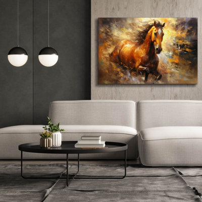 'Horse Race' by Epic Portfolio, Canvas Wall Art