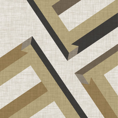 Geometric Perspective VIII by June Erica Vess - Wrapped Canvas Painting