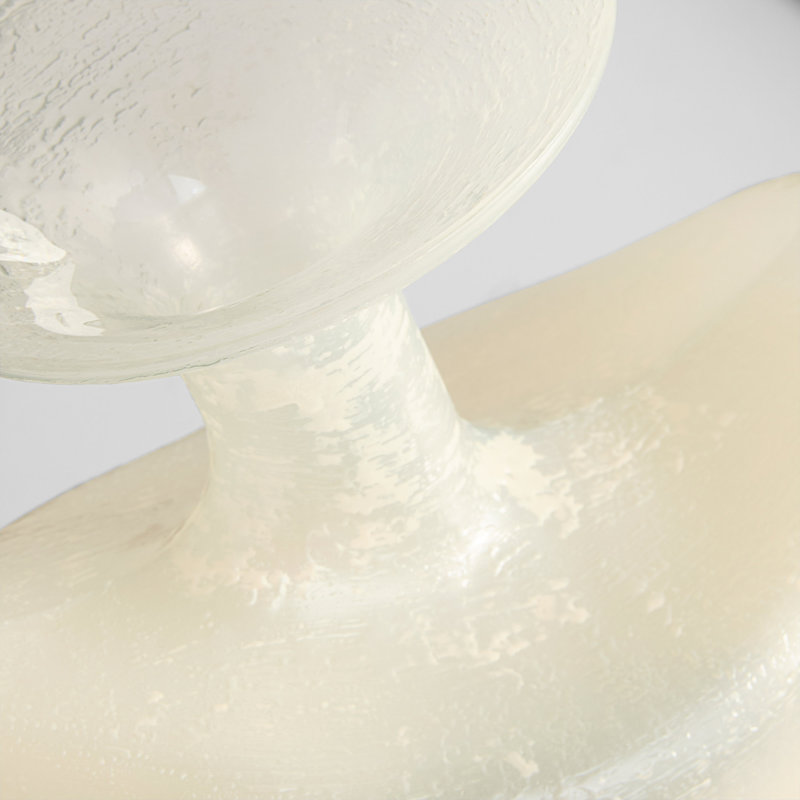 Taku Handmade Glass Table Vase, 11.25" H x 11.75" W x 6.75" D