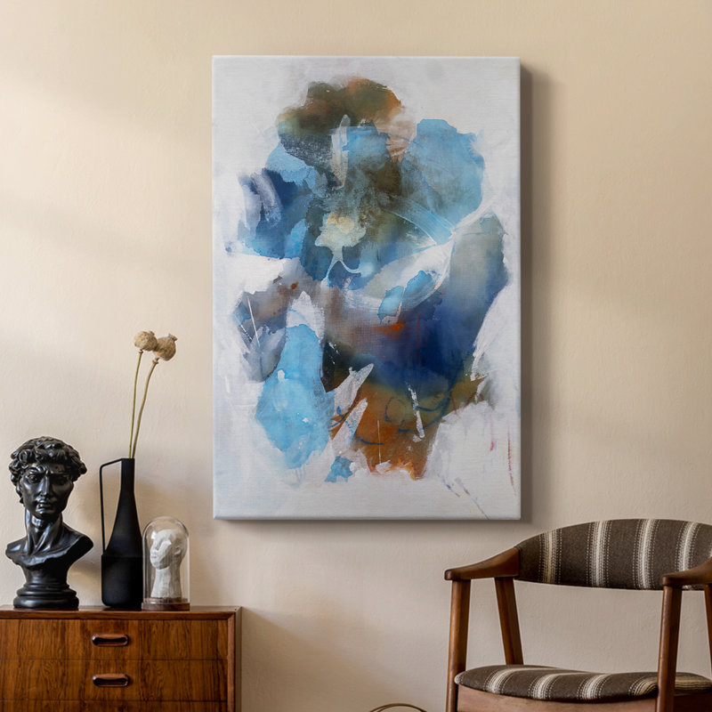 Misty Blue II - galerie sur mesure, H 18 po x l 12 po
