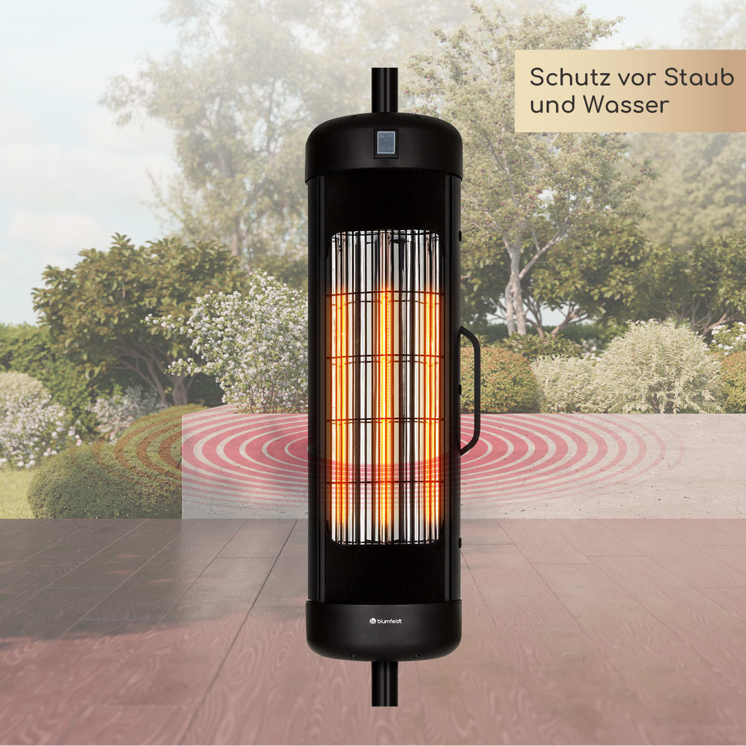 Infrared Heaters Blumfeldt Electric Patio Heater Blumfeldt Patio