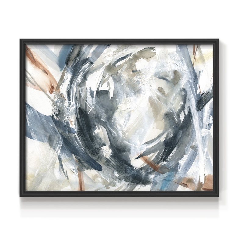 Hypnotic Array -Framed Print - Restickable, 8" H x 10" W, Black