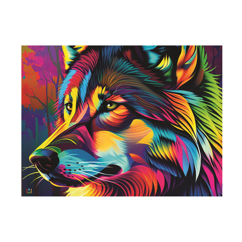 Art sur toile, Michael David Ward, H 14 po x l 19 po